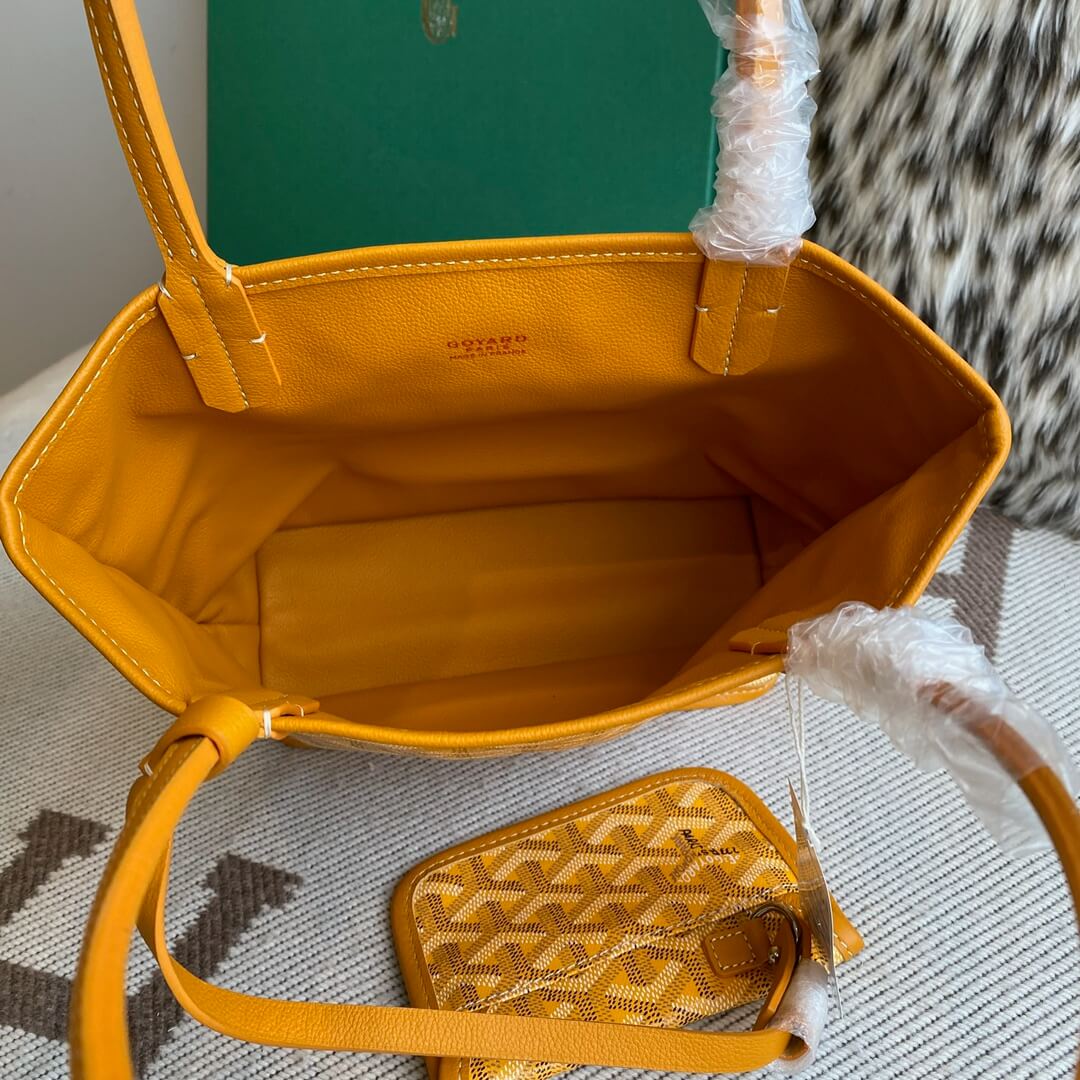 GOYARD Anjou Mini Tote Bag - Yellow