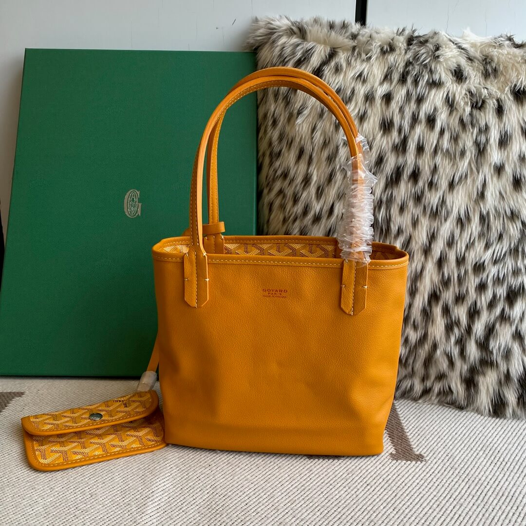 GOYARD Anjou Mini Tote Bag - Yellow