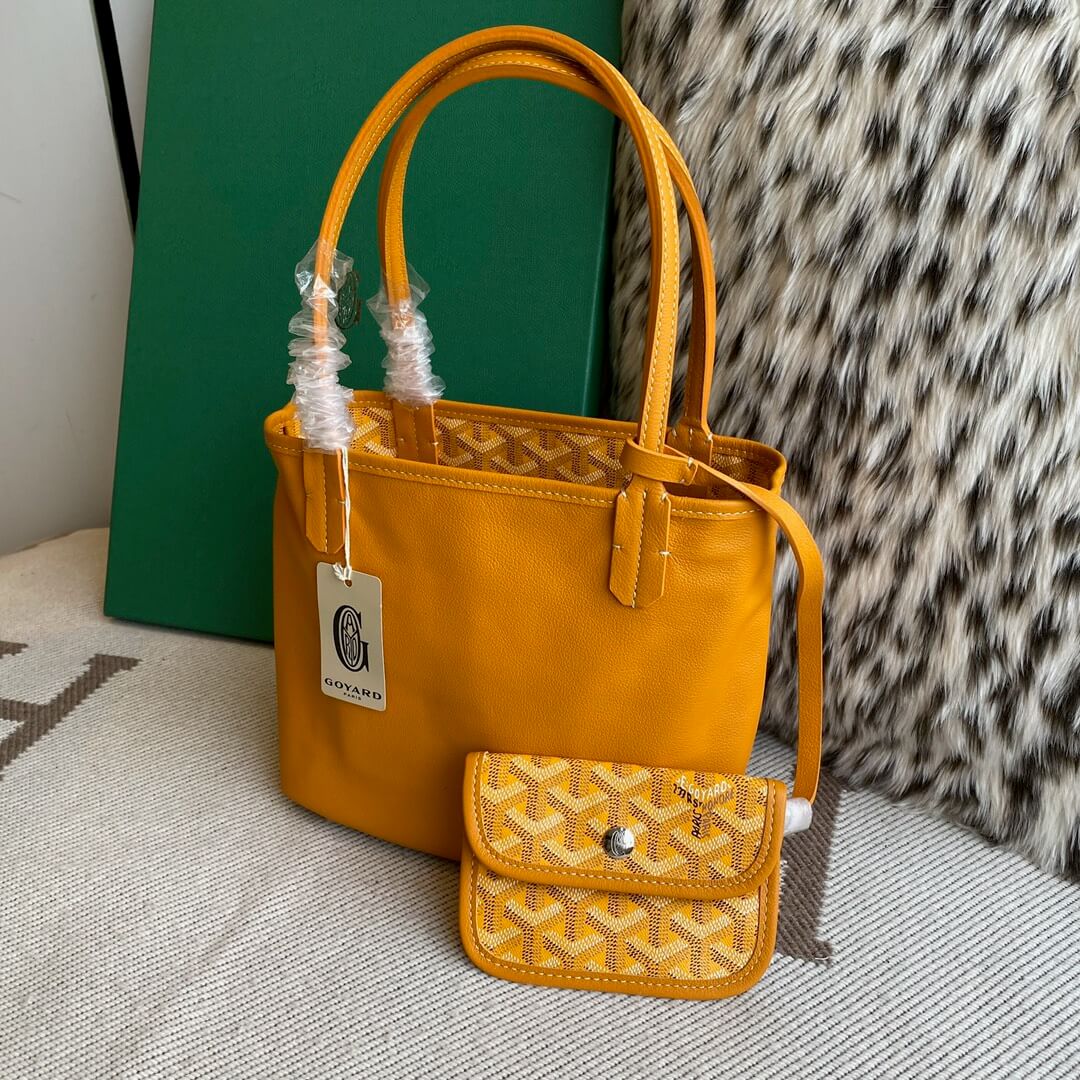 GOYARD Anjou Mini Tote Bag - Yellow