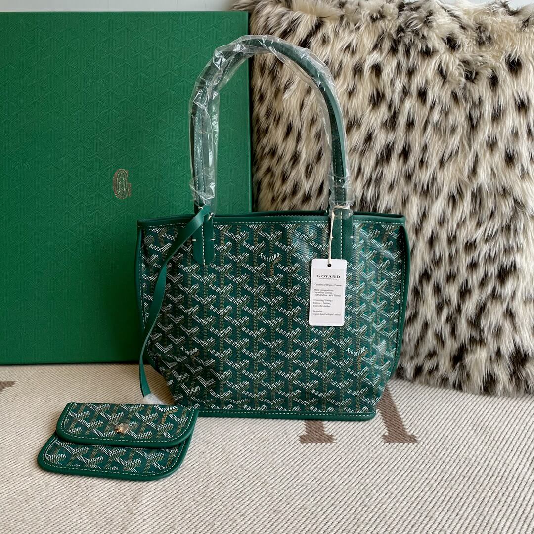 GOYARD Anjou Mini Tote Bag - Green