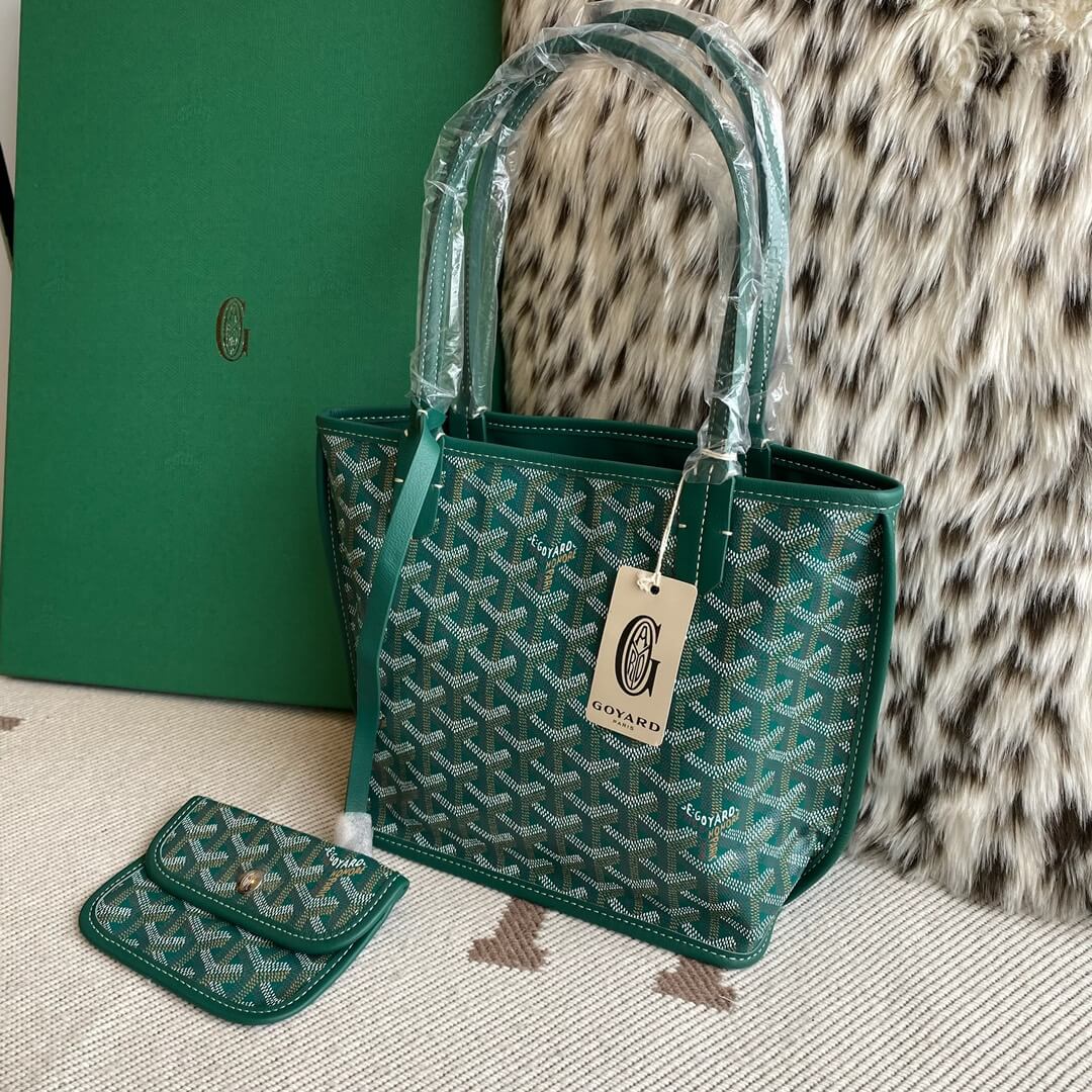 GOYARD Anjou Mini Tote Bag - Green