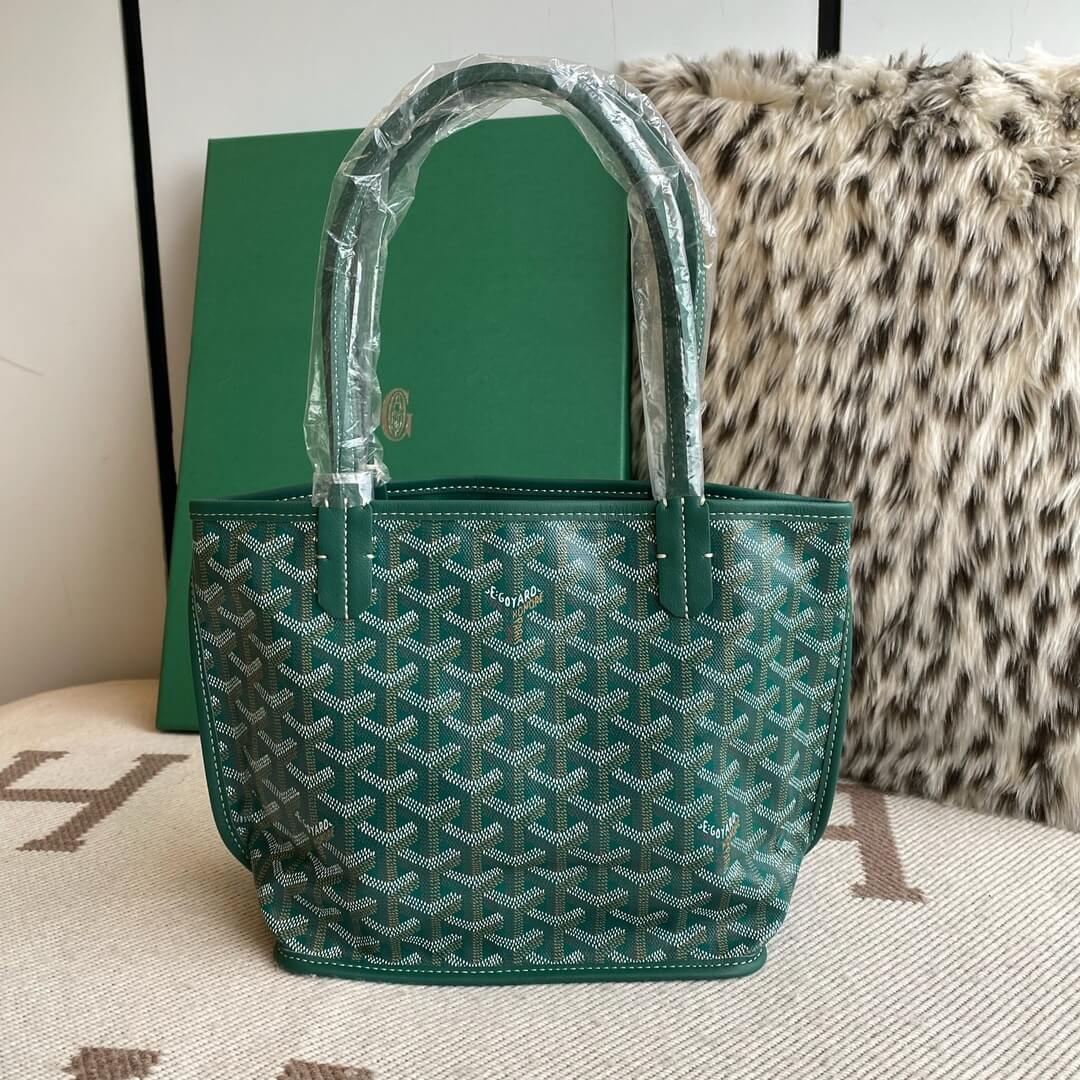 GOYARD Anjou Mini Tote Bag - Green