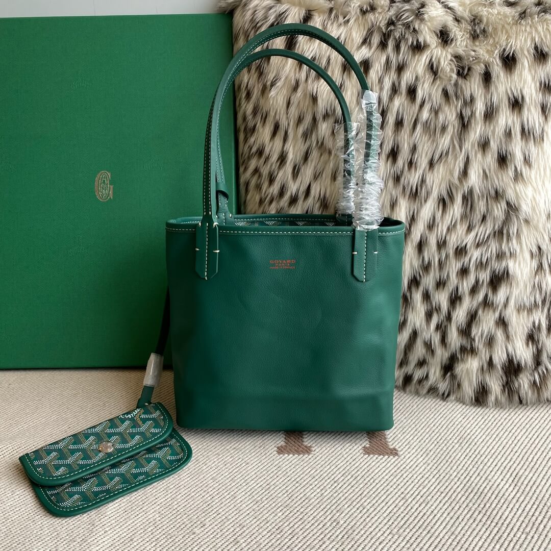 GOYARD Anjou Mini Tote Bag - Green