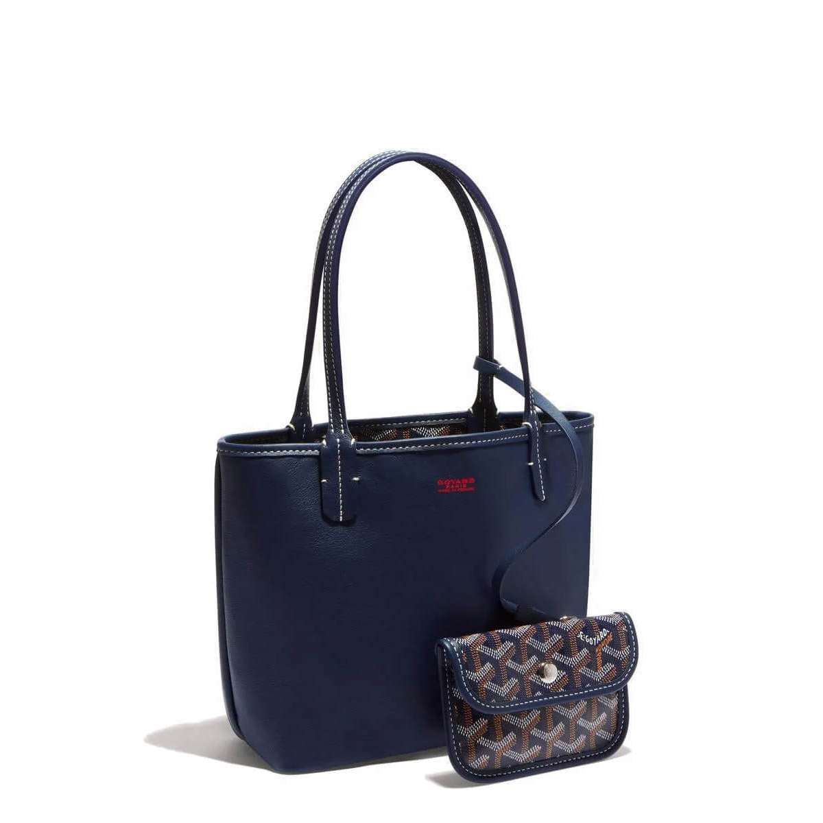 GOYARD Anjou Mini Tote Bag - Navy Blue