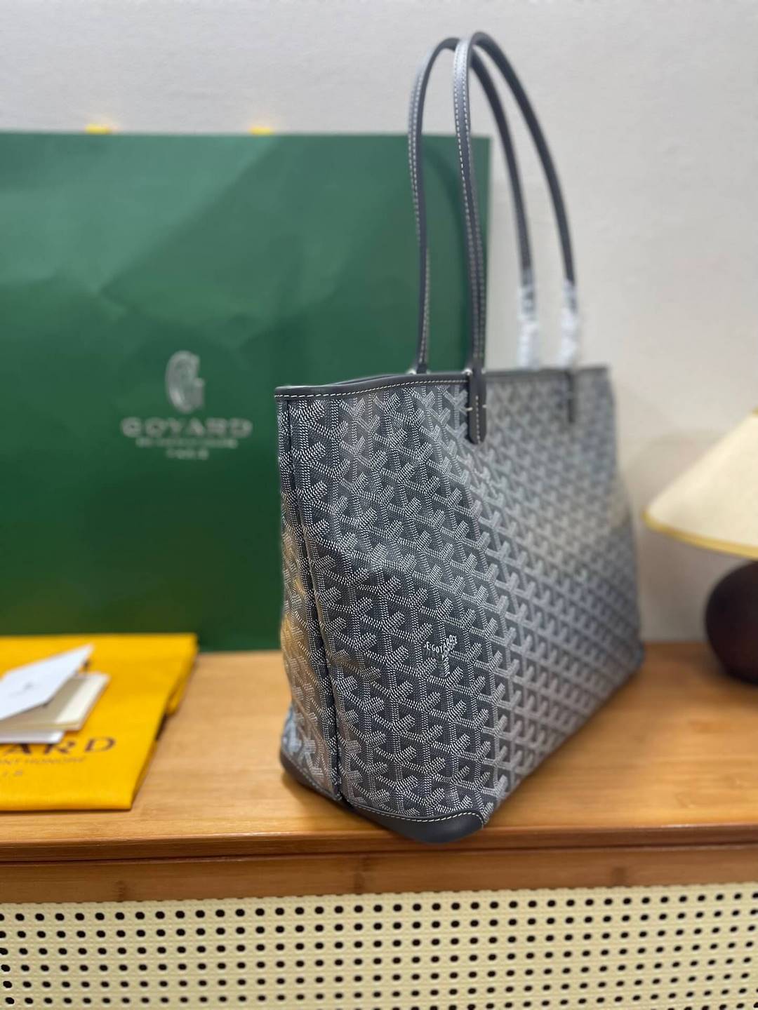 GOYARD Artois MM Tote Bag - Grey