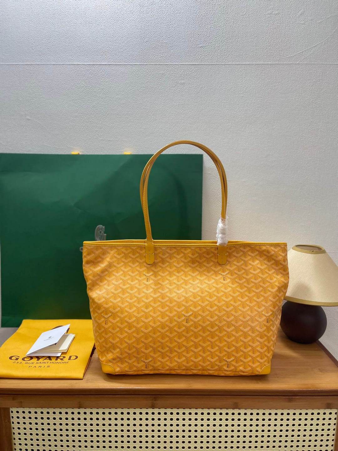 GOYARD Artois MM Tote Bag - Yellow