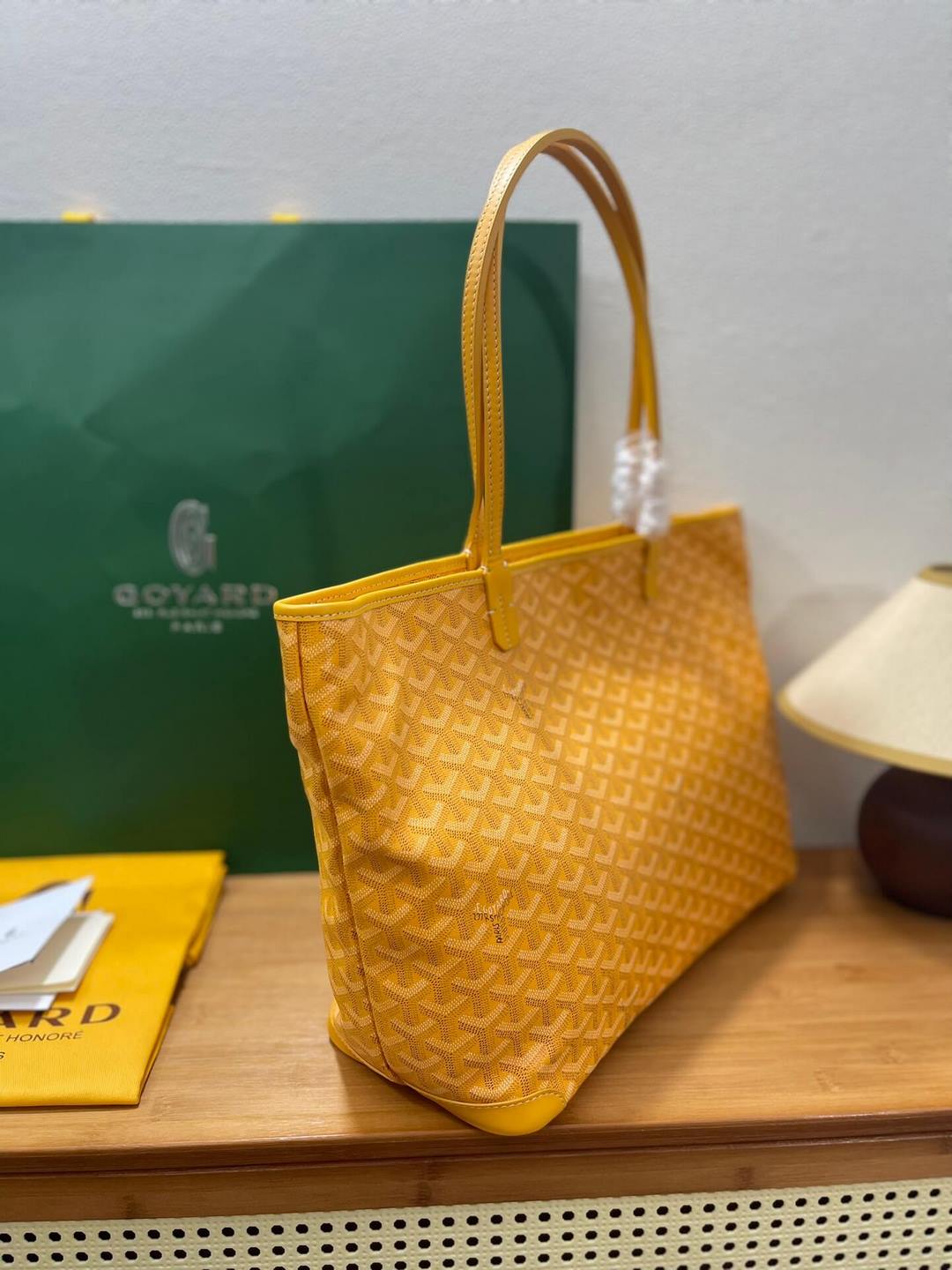 GOYARD Artois MM Tote Bag - Yellow