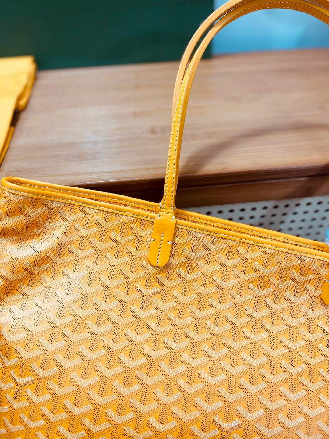 GOYARD Artois MM Tote Bag - Yellow