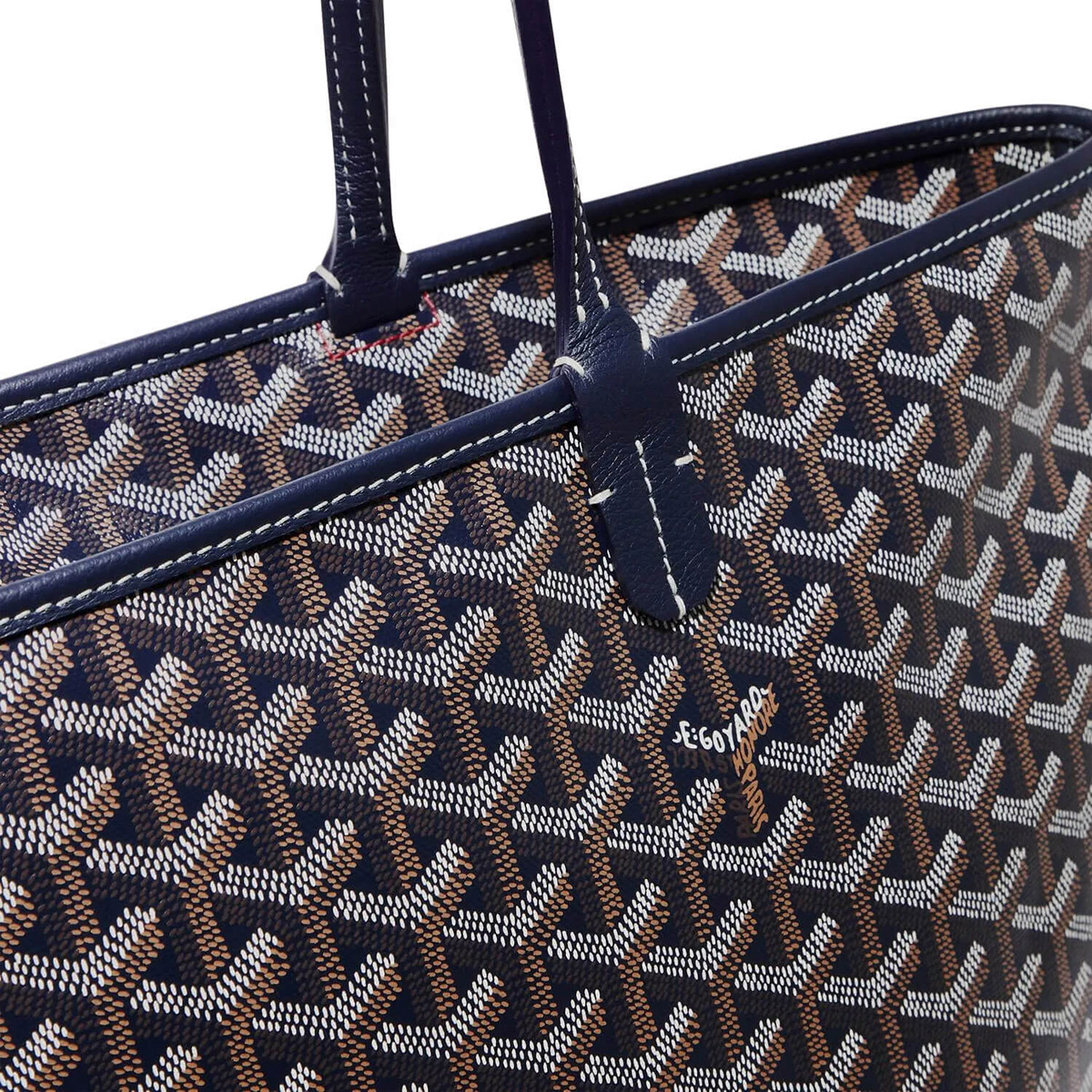 GOYARD Artois MM Tote Bag - Navy Blue