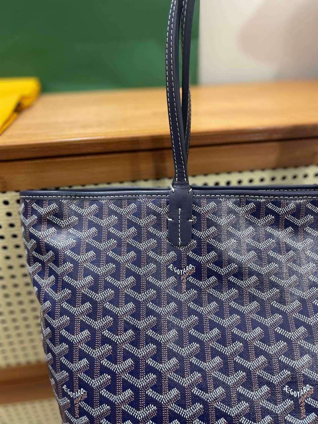 GOYARD Artois MM Tote Bag - Navy Blue