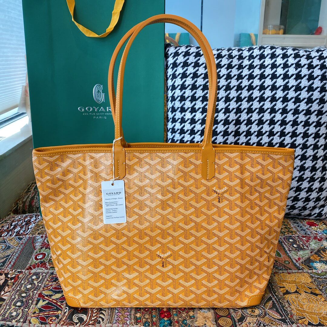 GOYARD Artois PM Tote Bag - Yellow