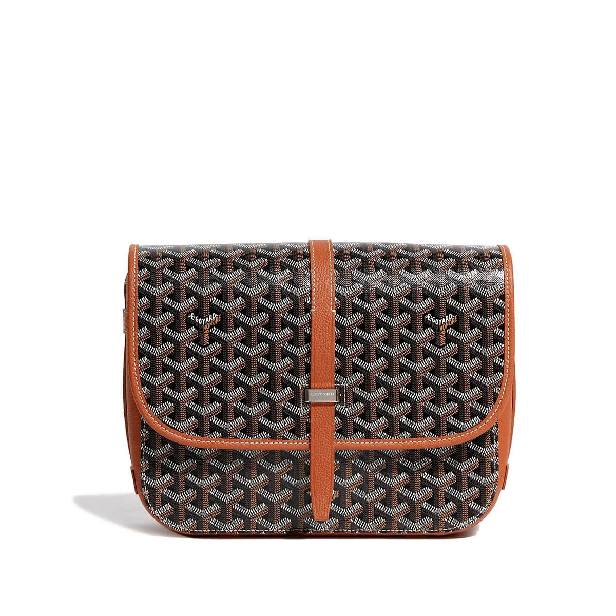 GOYARD Belvedere MM Messenger Bag - Black & Tan