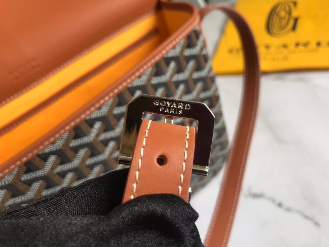 GOYARD Belvedere MM Messenger Bag - Black & Tan