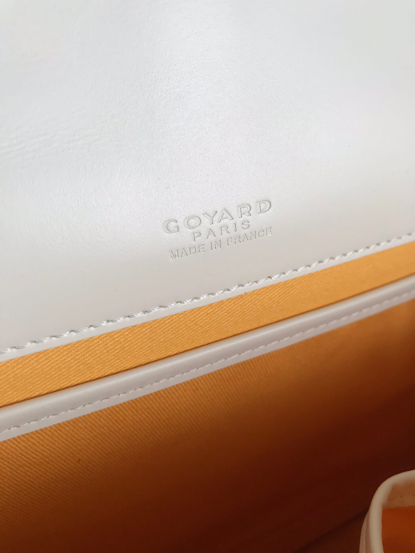 GOYARD Belvedere MM Messenger Bag - White