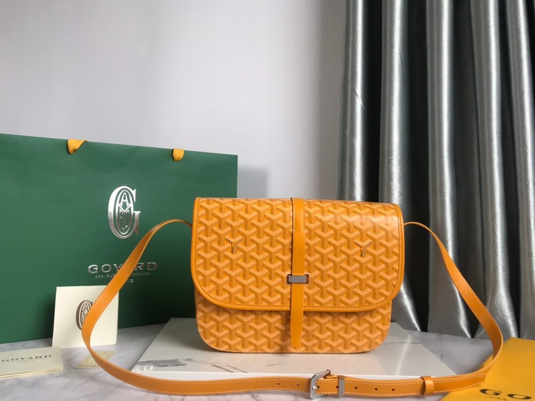 GOYARD Belvedere MM Messenger Bag - Yellow