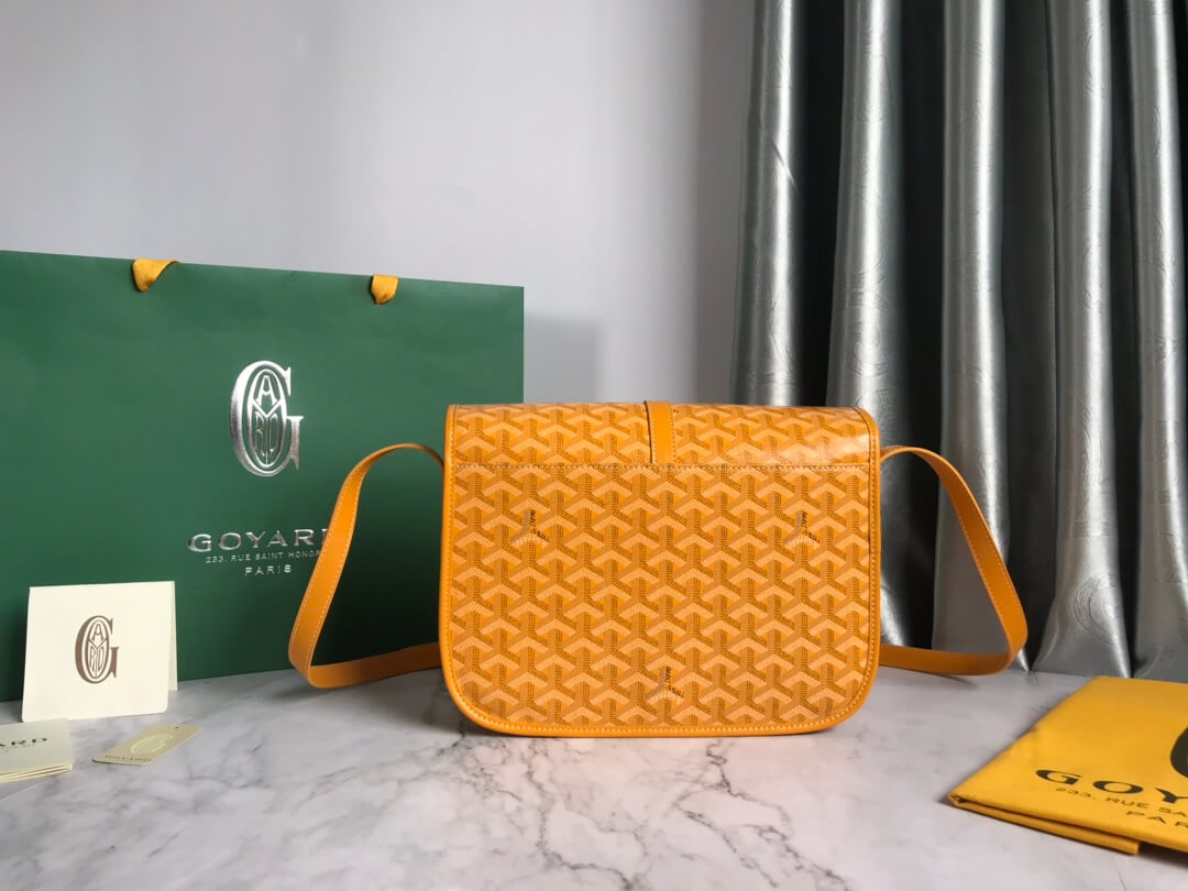 GOYARD Belvedere MM Messenger Bag - Yellow