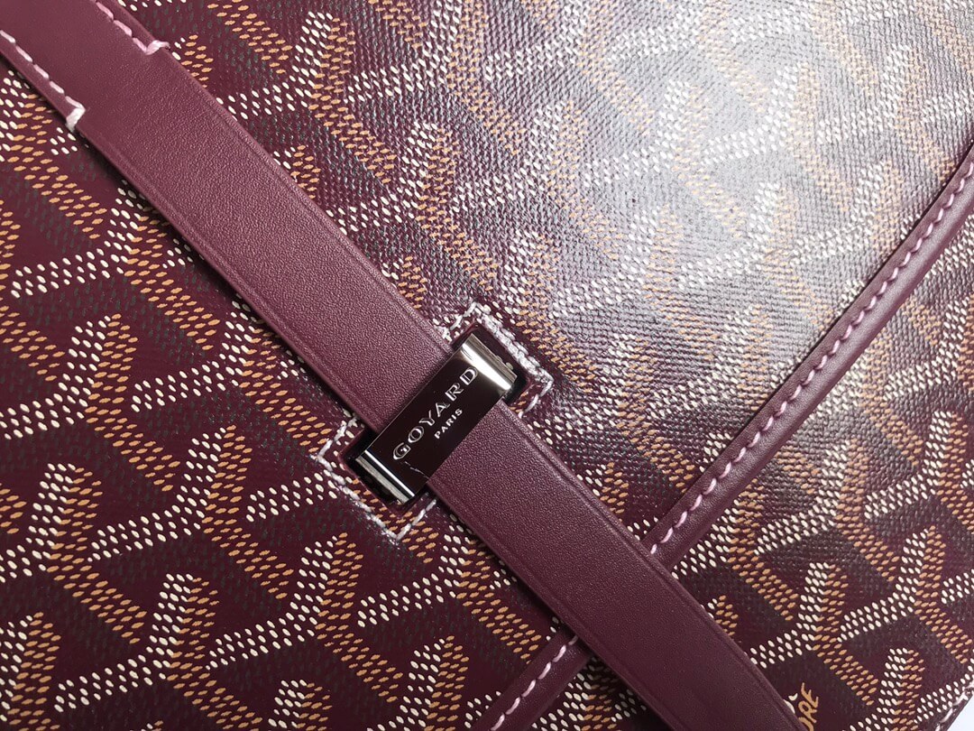 GOYARD Belvedere MM Messenger Bag - Burgundy