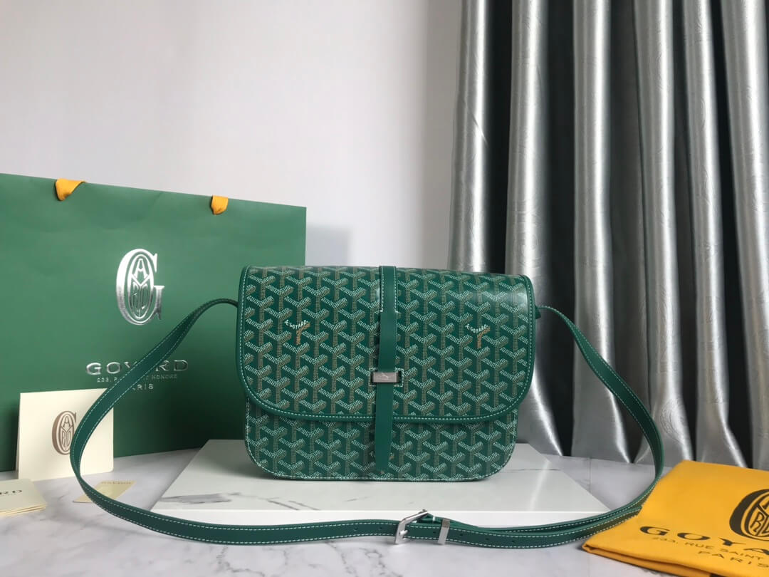 GOYARD Belvedere MM Messenger Bag - Green