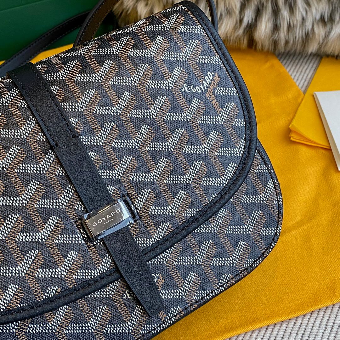 GOYARD Belvedere PM Messenger Bag - Black 