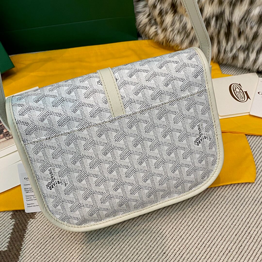 GOYARD Belvedere PM Messenger Bag - White