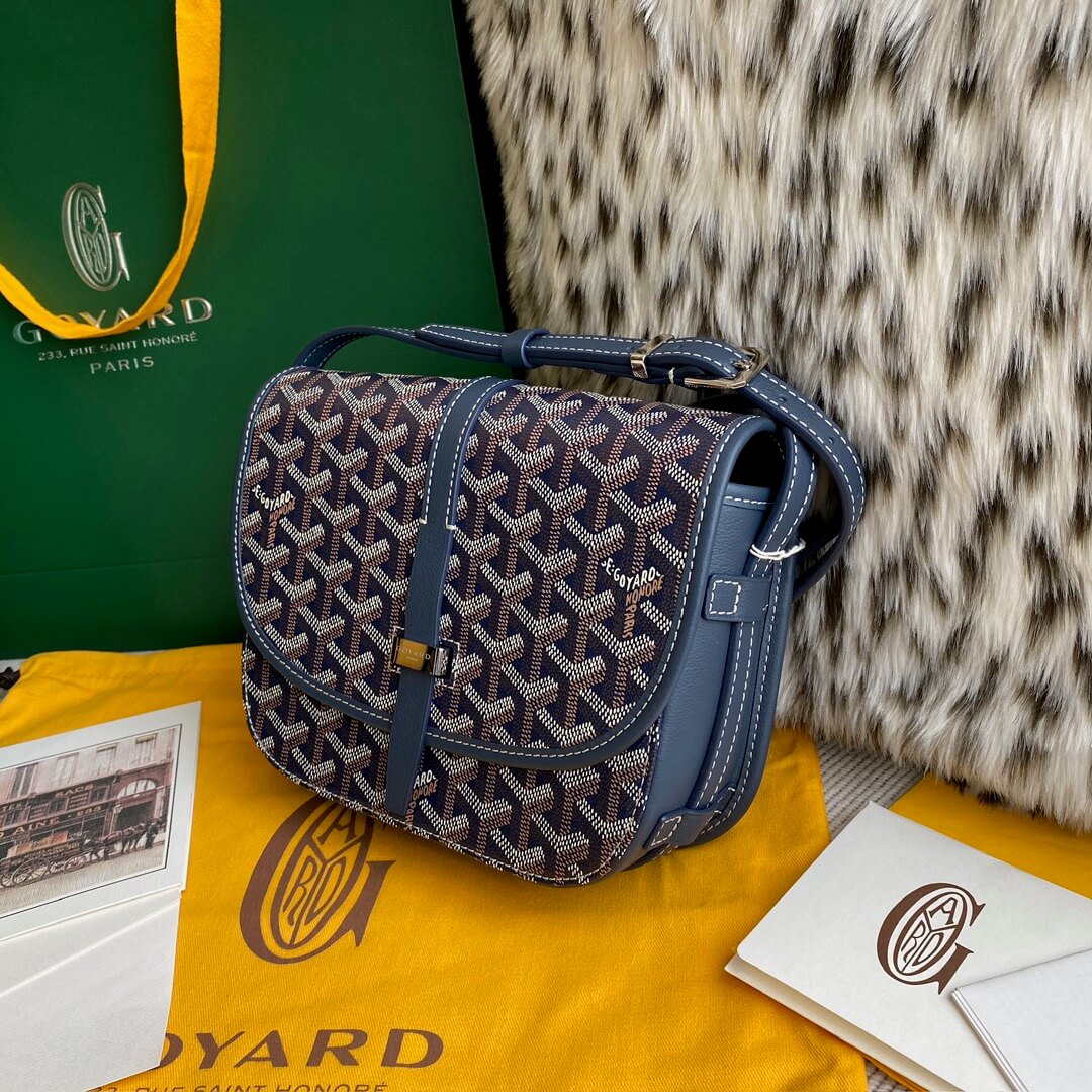 GOYARD Belvedere PM Messenger Bag - Navy Blue