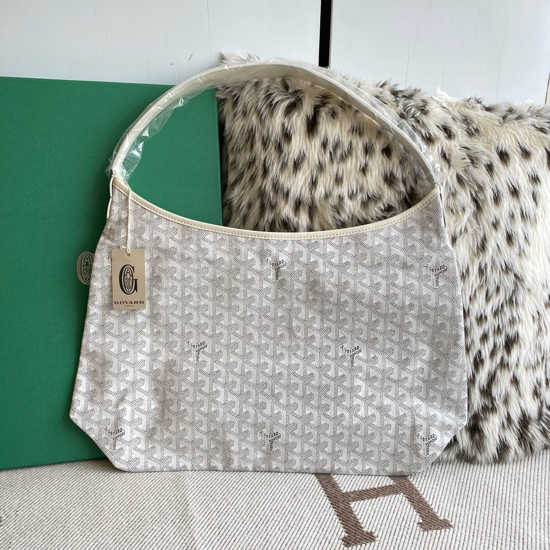 GOYARD Bohème Hobo Bag - White