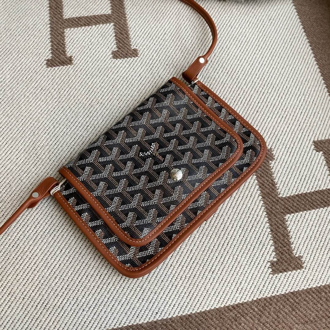 GOYARD Plumet Pocket Wallet - Black & Tan