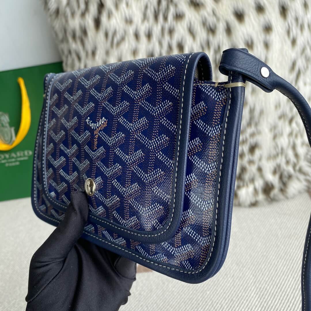 GOYARD Plumet Pocket Wallet - Navy Blue