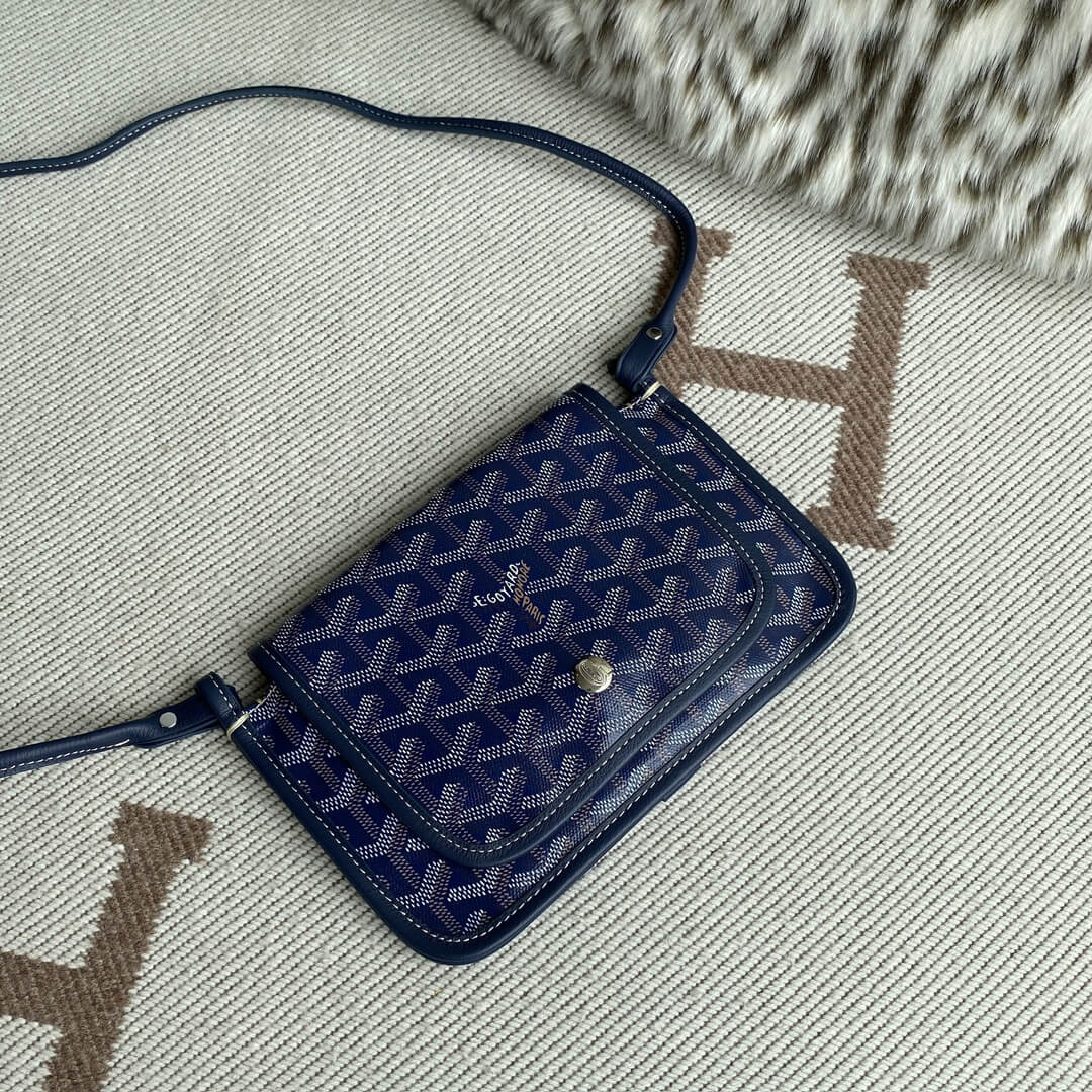 GOYARD Plumet Pocket Wallet - Navy Blue