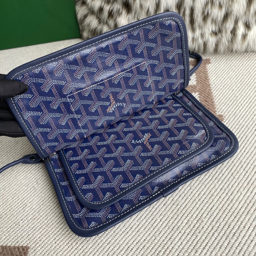 GOYARD Plumet Pocket Wallet - Navy Blue