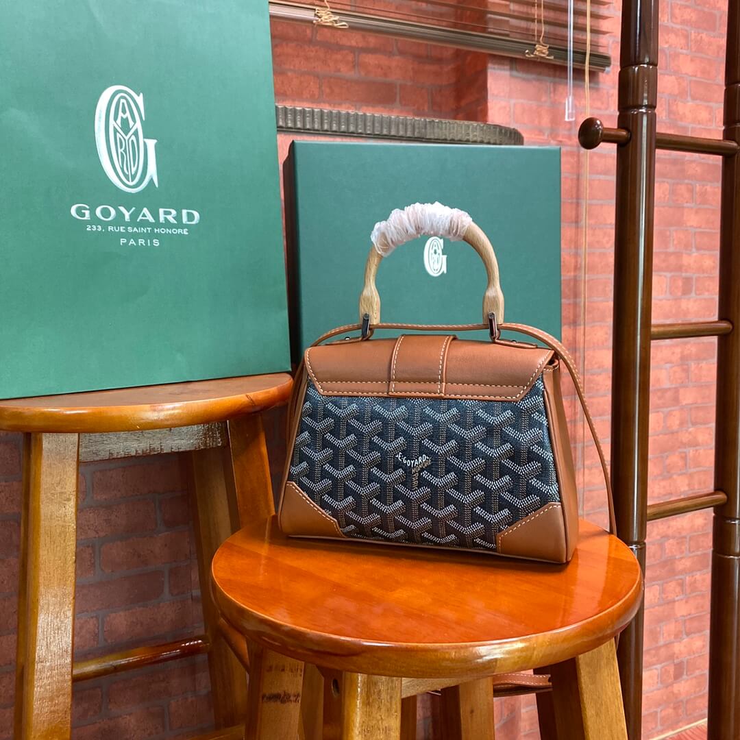 GOYARD Saïgon Souple Mini Bag - Black & Tan