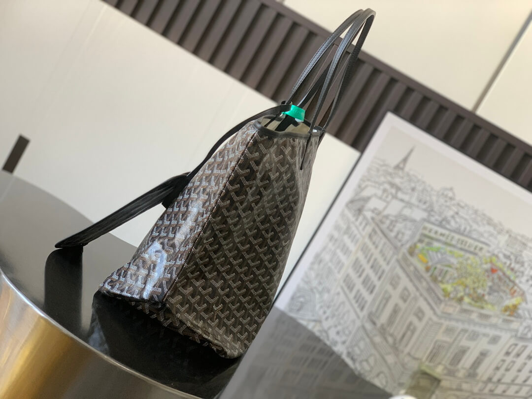 GOYARD Saint Louis GM Tote Bag - Black 