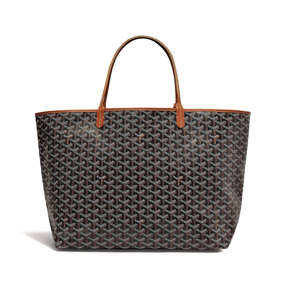 GOYARD Saint Louis GM Tote Bag - Black & Tan