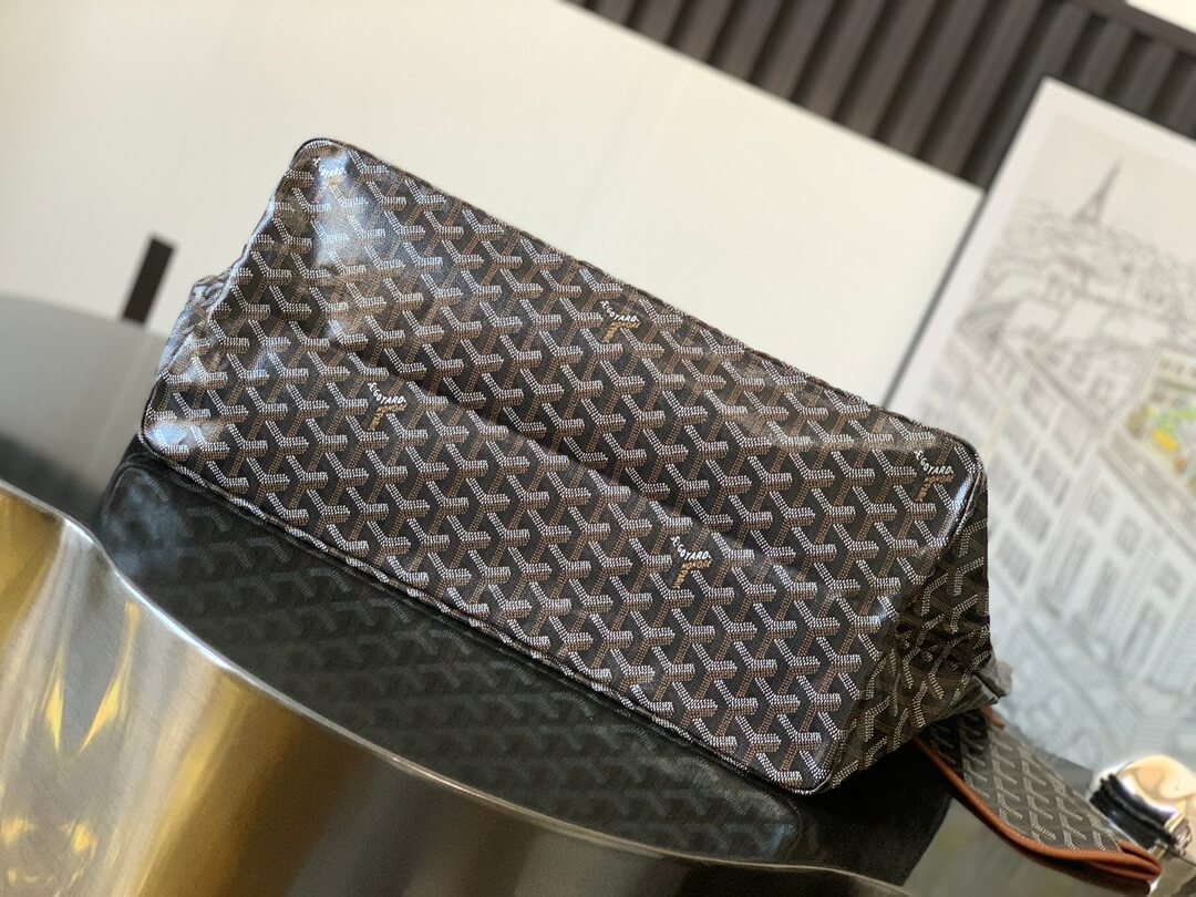 GOYARD Saint Louis GM Tote Bag - Black & Tan