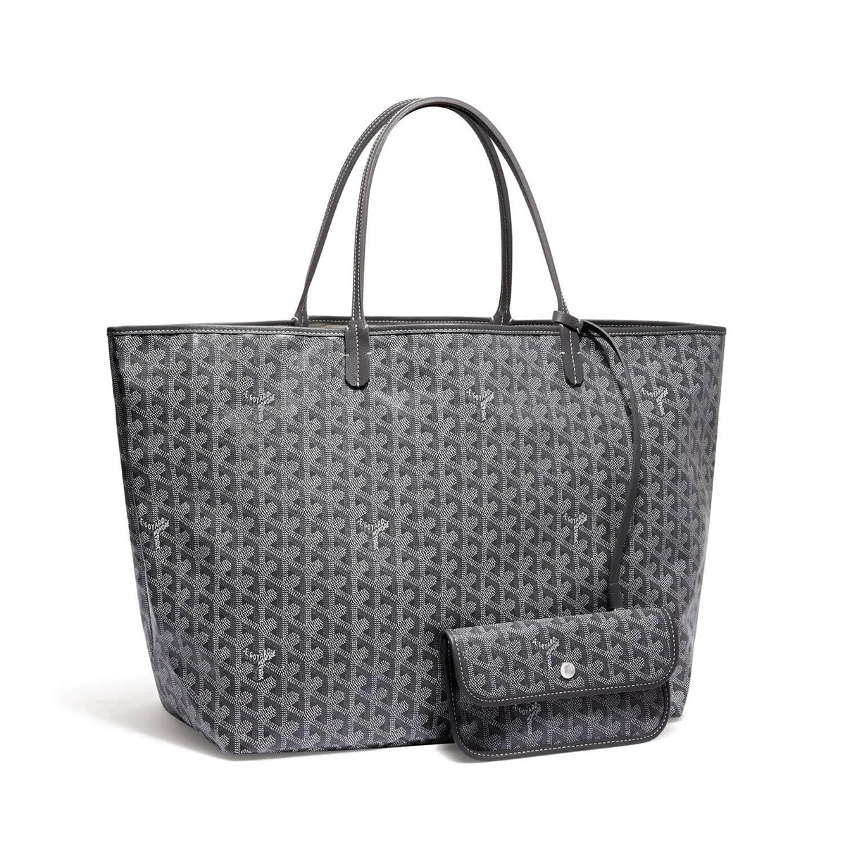 GOYARD Saint Louis GM Tote Bag - Grey