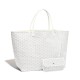 GOYARD Saint Louis GM Tote Bag - White