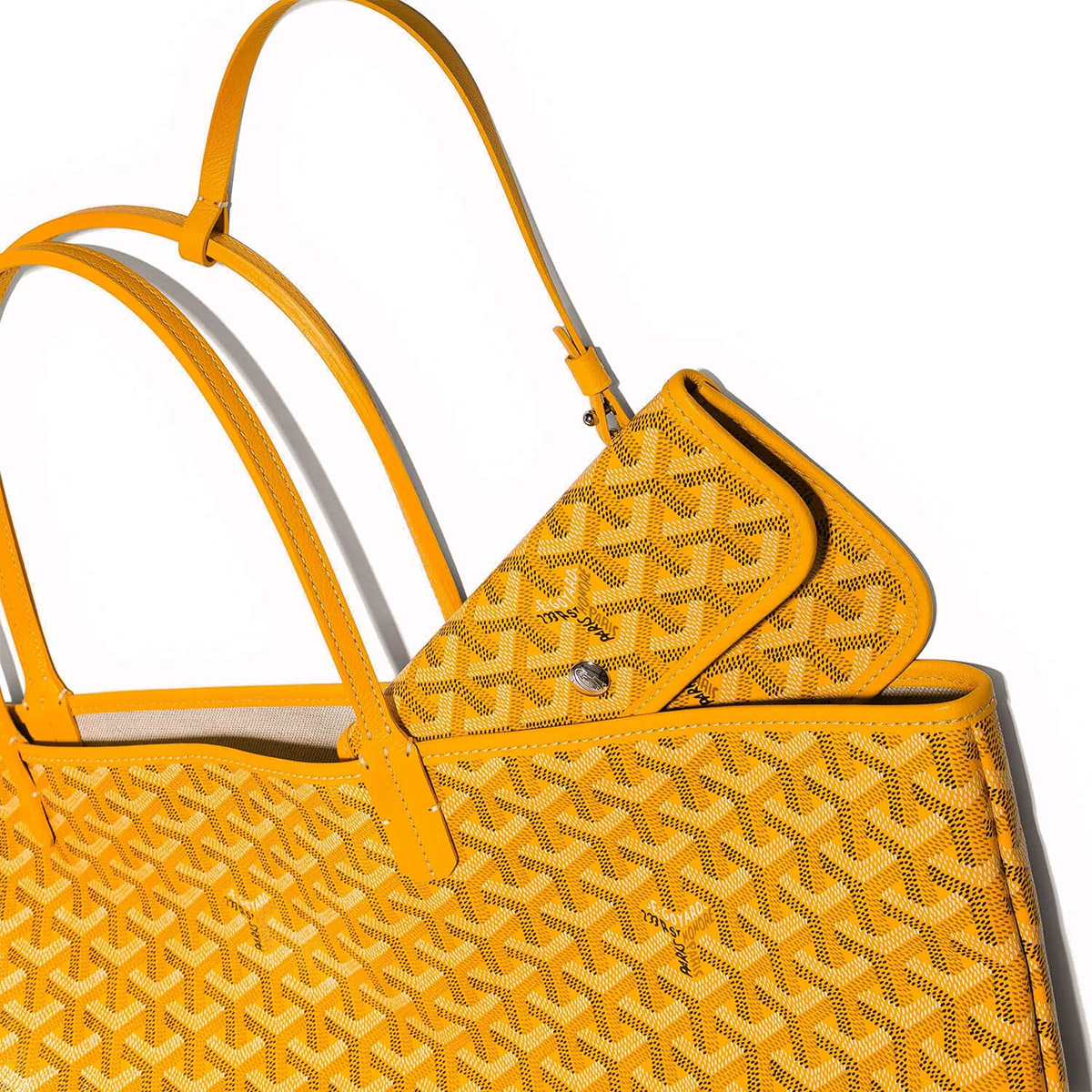 GOYARD Saint Louis GM Tote Bag - Yellow