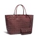 GOYARD Saint Louis GM Tote Bag - Burgundy