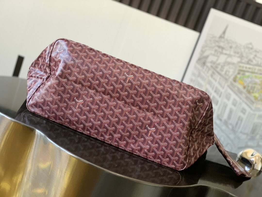 GOYARD Saint Louis GM Tote Bag - Burgundy