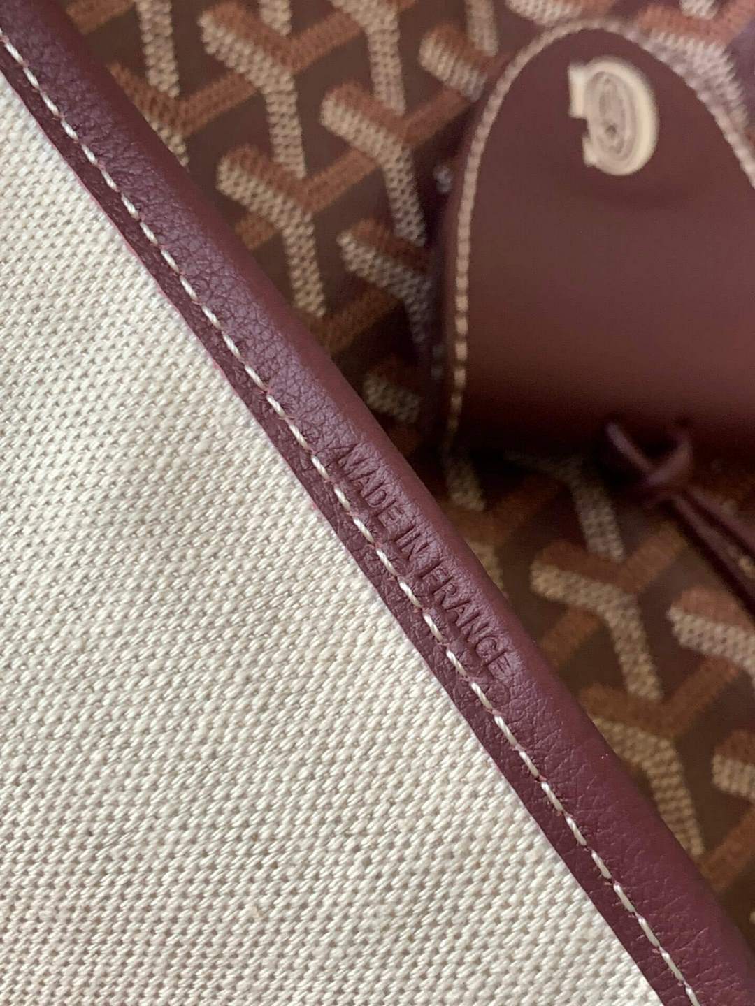 GOYARD Saint Louis GM Tote Bag - Burgundy