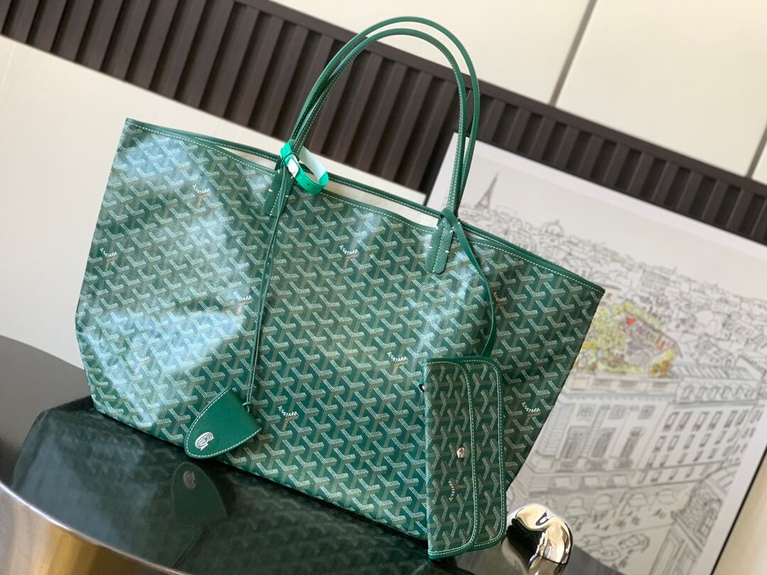 GOYARD Saint Louis GM Tote Bag - Green