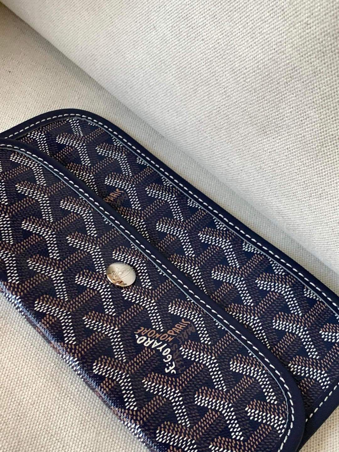 GOYARD Saint Louis GM Tote Bag - Navy Blue