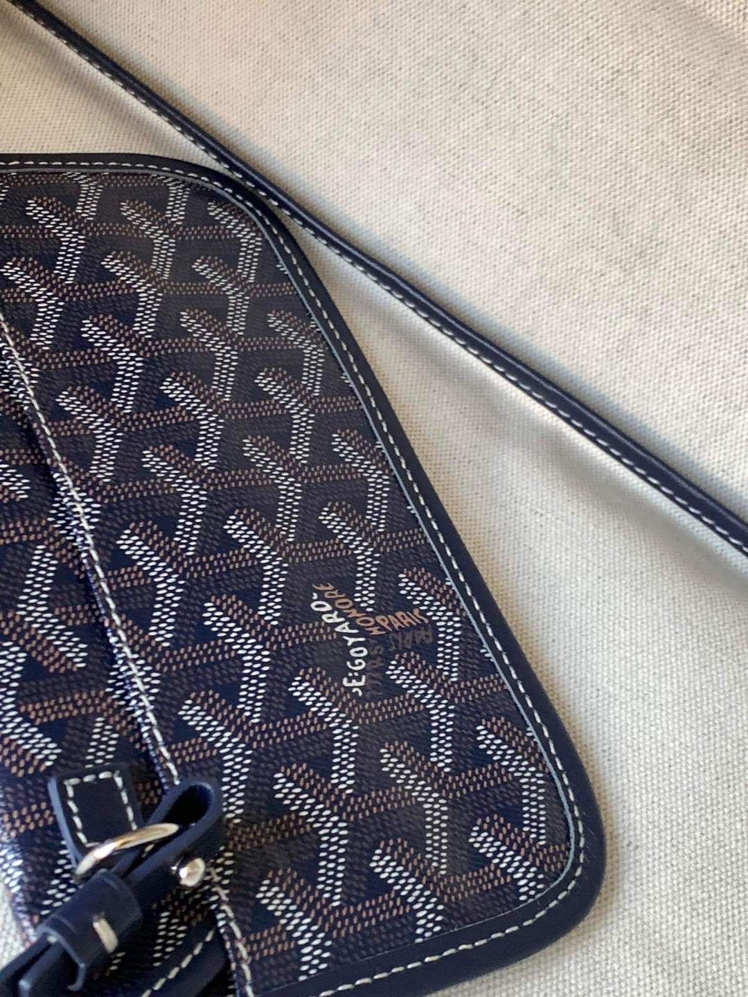 GOYARD Saint Louis GM Tote Bag - Navy Blue