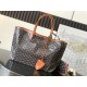 GOYARD Saint Louis PM Tote Bag - Black & Tan