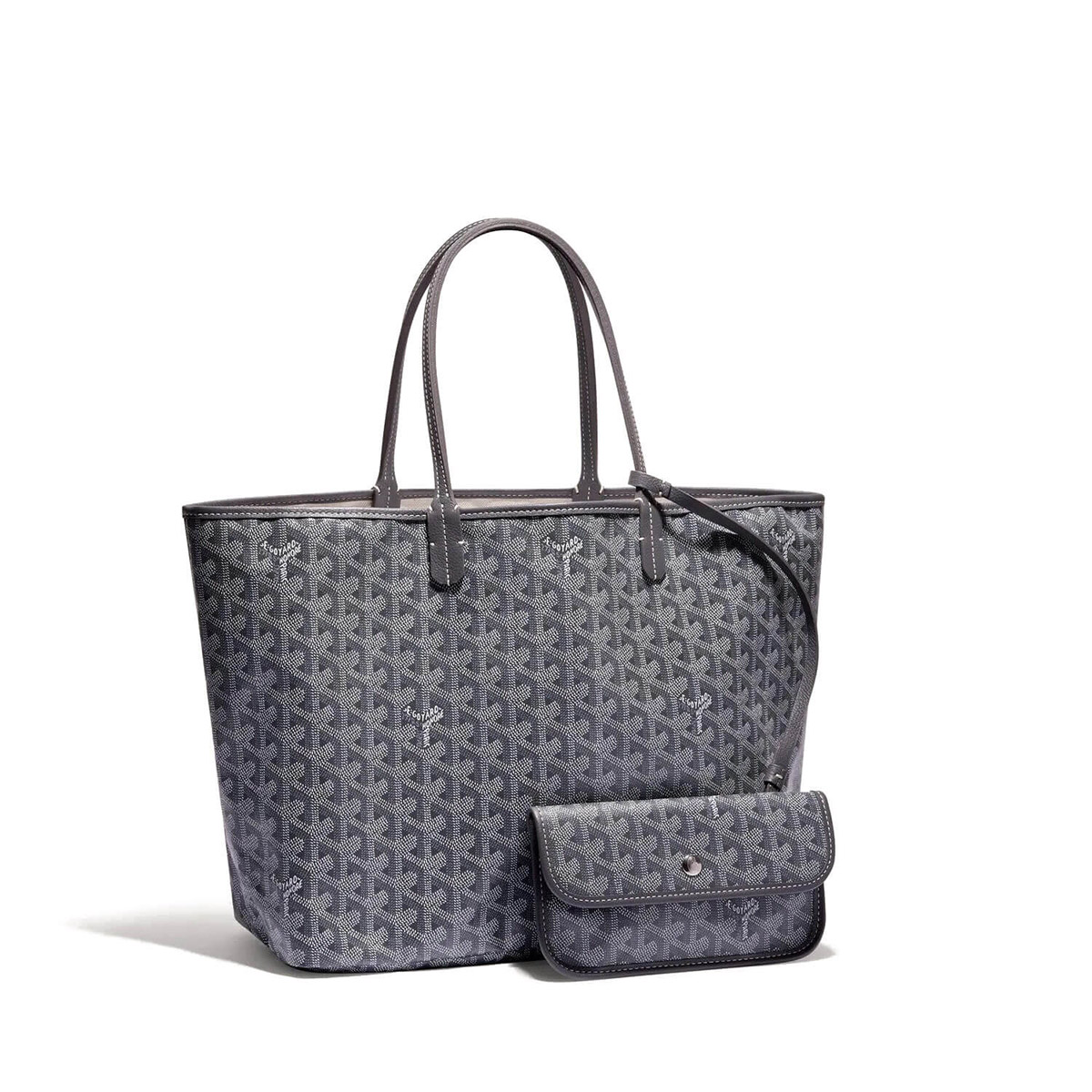 GOYARD Saint Louis PM Tote Bag - Grey