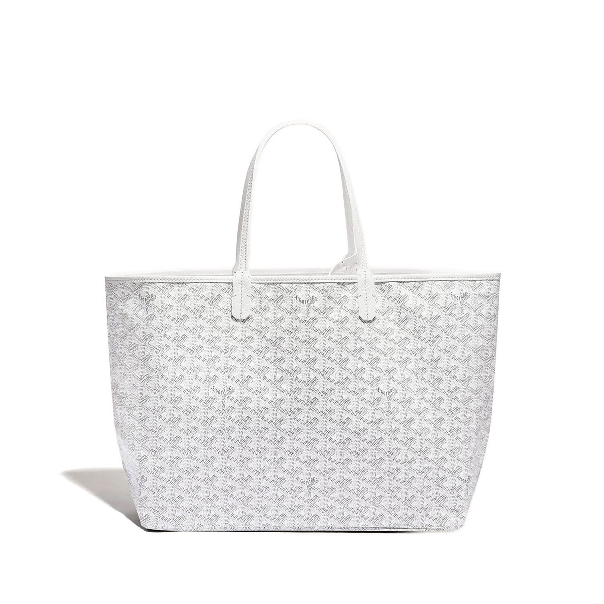 GOYARD Saint Louis PM Tote Bag - White