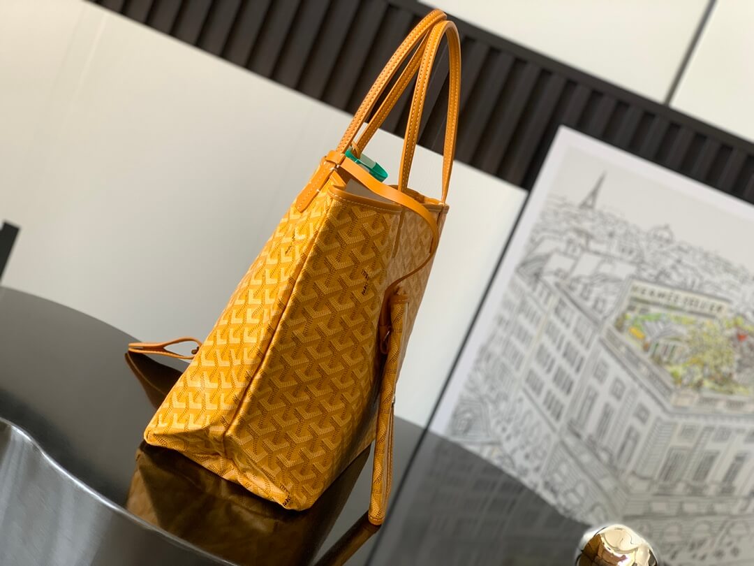 GOYARD Saint Louis PM Tote Bag - Yellow