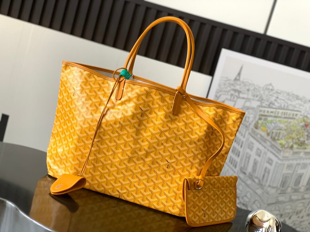 GOYARD Saint Louis PM Tote Bag - Yellow