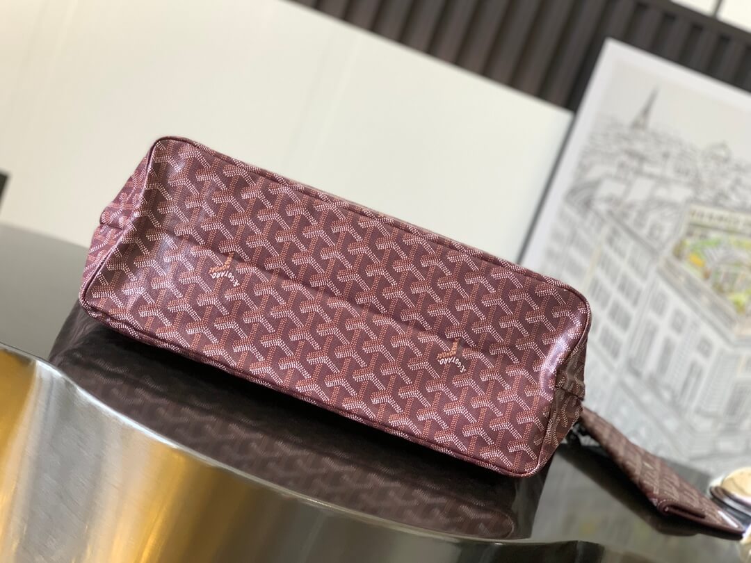 GOYARD Saint Louis PM Tote Bag - Burgundy