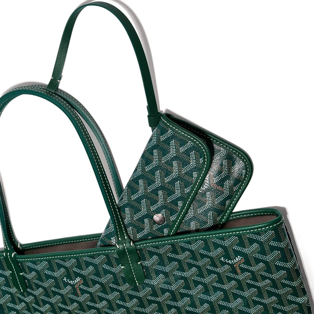 GOYARD Saint Louis PM Tote Bag - Green